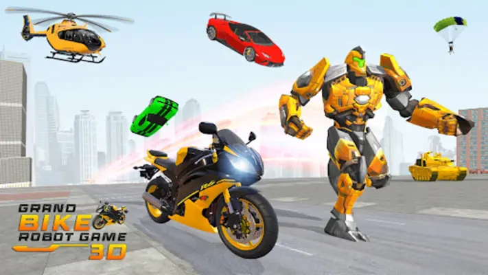 Bike Robot Shooting android App screenshot 2