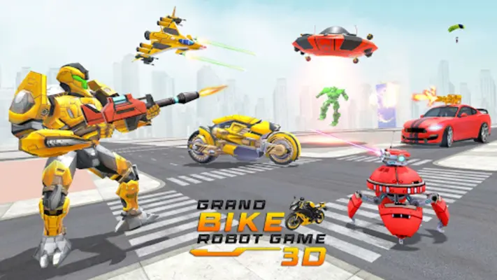 Bike Robot Shooting android App screenshot 3